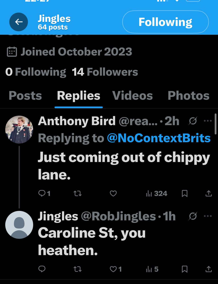 missdemenor's tweet photo. Oh deary me. @RobJingles had over 400 tweets yesterday.  Today, since I exposed it as one of my harasser/troll/stalkers  accounts, it’s down to 64.  She’s deleted tweets. Nothing unusual, she does same with her legit account @stokenewington. She deleted thousands of tweets. https://t.co/yVR7zCTfPt