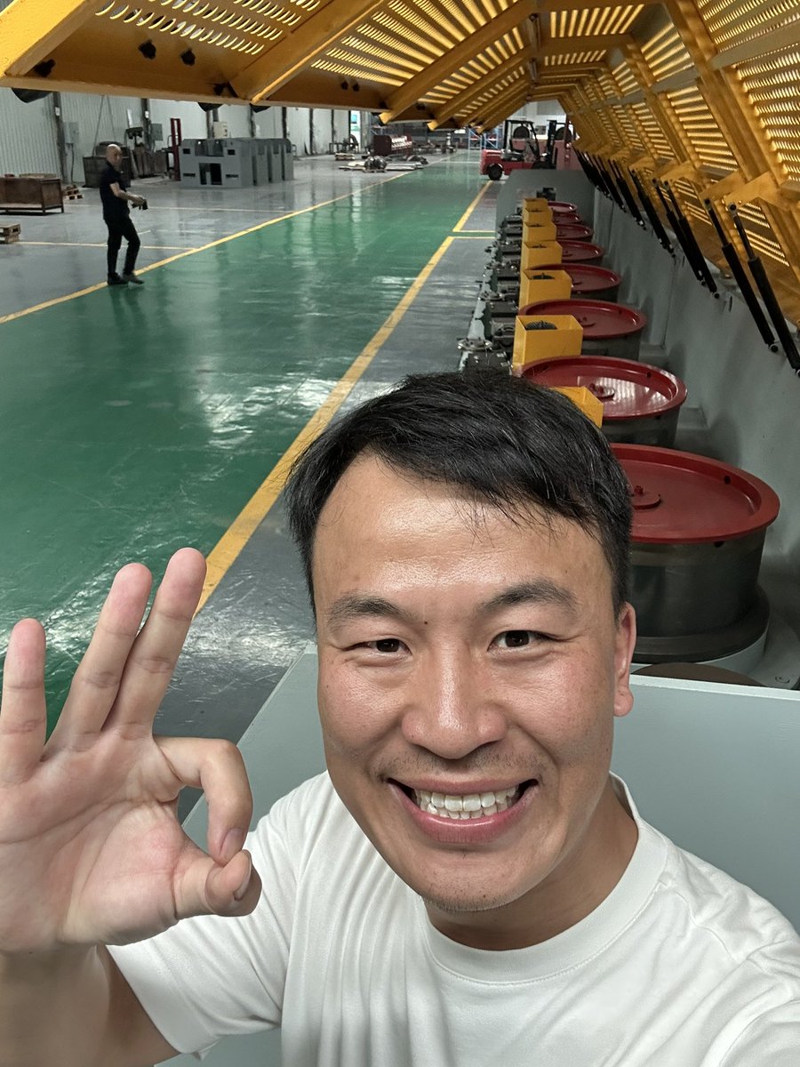 frankdrawm's tweet image. frank sang, thanks friend Pay attention to me. #wiredrawingmachine #wiredrawing