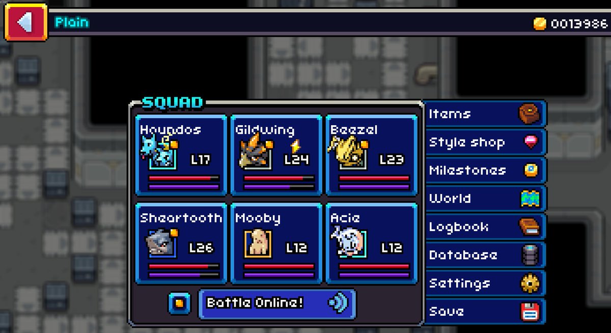 Been addicted to coromon on and off the last few weeks. This game is everything pokemon games COULD be if they continued innovation. Coromon is beyond GOATED <a href="/CoromonTheGame/">Coromon ⚔️ Out Now on Steam, Mobile & Switch!</a> My current team omw to the first titan! I've got two potent bois so far(good IV's)