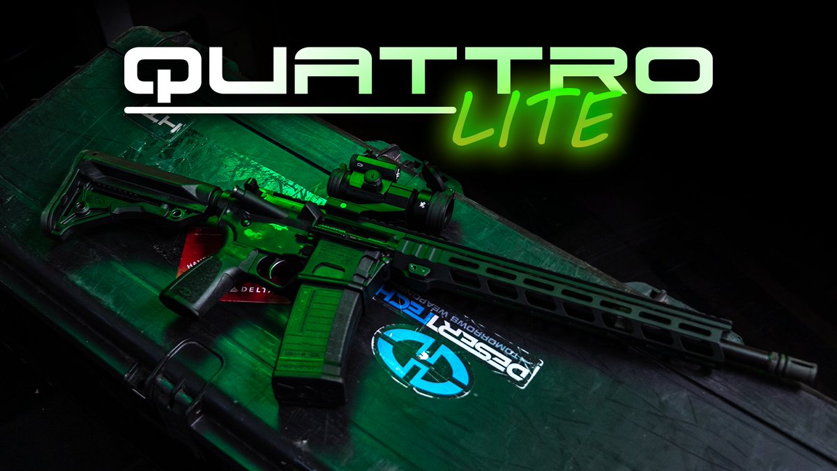Introducing the NEW Quattro Lite — the Quattro platform in a compact budget rifle and pistol.
youtu.be/a2TTKQxnM8M #deserttech #quattro15 #budgetrifle