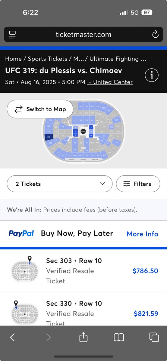 ScottFriedman3's tweet photo. .@ufc 319 is a 🔥 🎟️ & @TKOGrp is putting on a clinic via distribution for a change.
ℹ️ @Ticketmaster https://t.co/erU2IsSU63