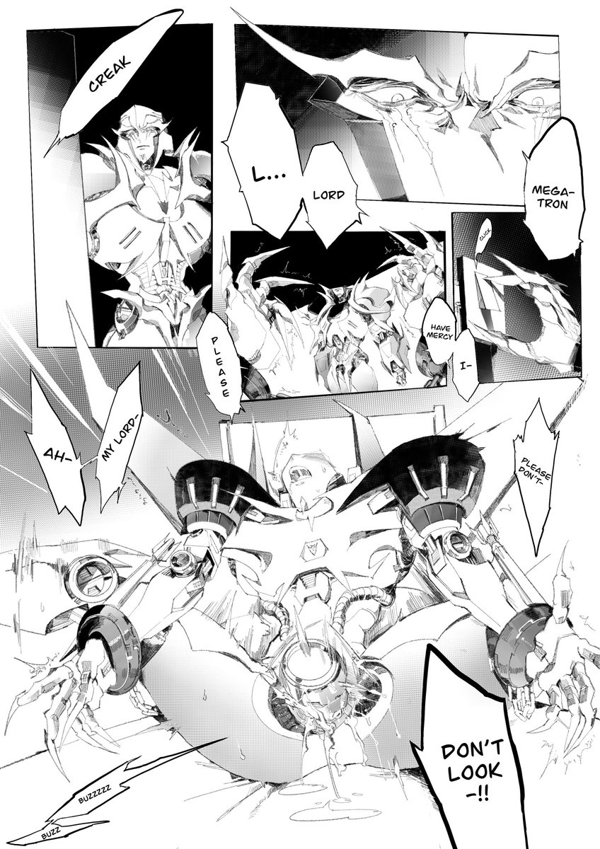 TFP Megatron X Starscream commission for Deadbones1999 page 1/3! 

stay tuned if you want to see more of Starscream getting wrecked 👀 

#valveplug