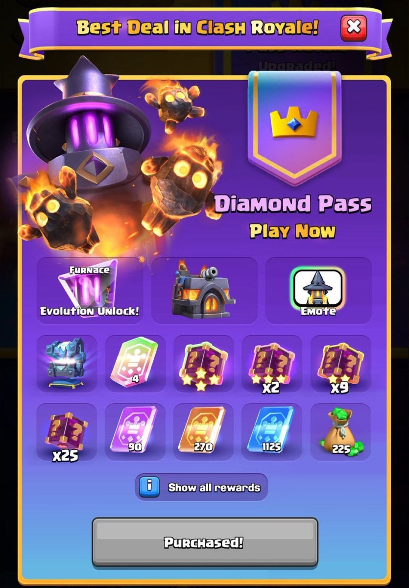 🎉Pass Royale Giveaway! 🎉

How to enter:
✅ Follow me and <a href="/AshtonCR2/">AshtonCR</a> 
🔁 Retweet this post
❤️ Like this post
💬 Tag a friend in the comments
⚠️JOIN DISCORD SERVER FOR EXTRA ENTRIES! discord.gg/hbXmBYDnH3⚠️

Winners will be picked in 3 days!
#PassGiveaway