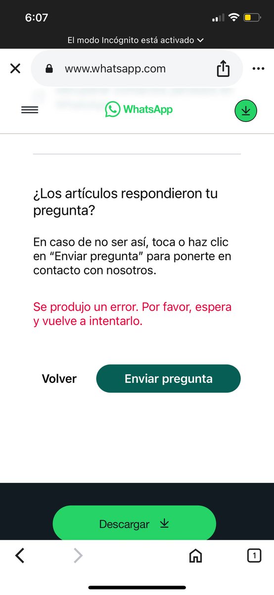 FranLaisss's tweet photo. @WhatsApp NUEVAMENTE ESPERNADO UNA SOLUCIÓN! COMO ES POSIBLE LLEVO 1 SEMANA CON MI CUENTA BLOQUEADA, COMPRÉ UN NUEMRI NUEVO Y LO BLOQUEARON NUEVAMENTE!! NOSE PUEDE COMUNICAR CON USTEDES PORQUE DICE “ERROR” NECESITO AYUDA! SINO PARA TOMAR TODAS LAS ACCIONES LEGALES Y HACER UNA DEMANDA… https://t.co/I7LMaR6lPC