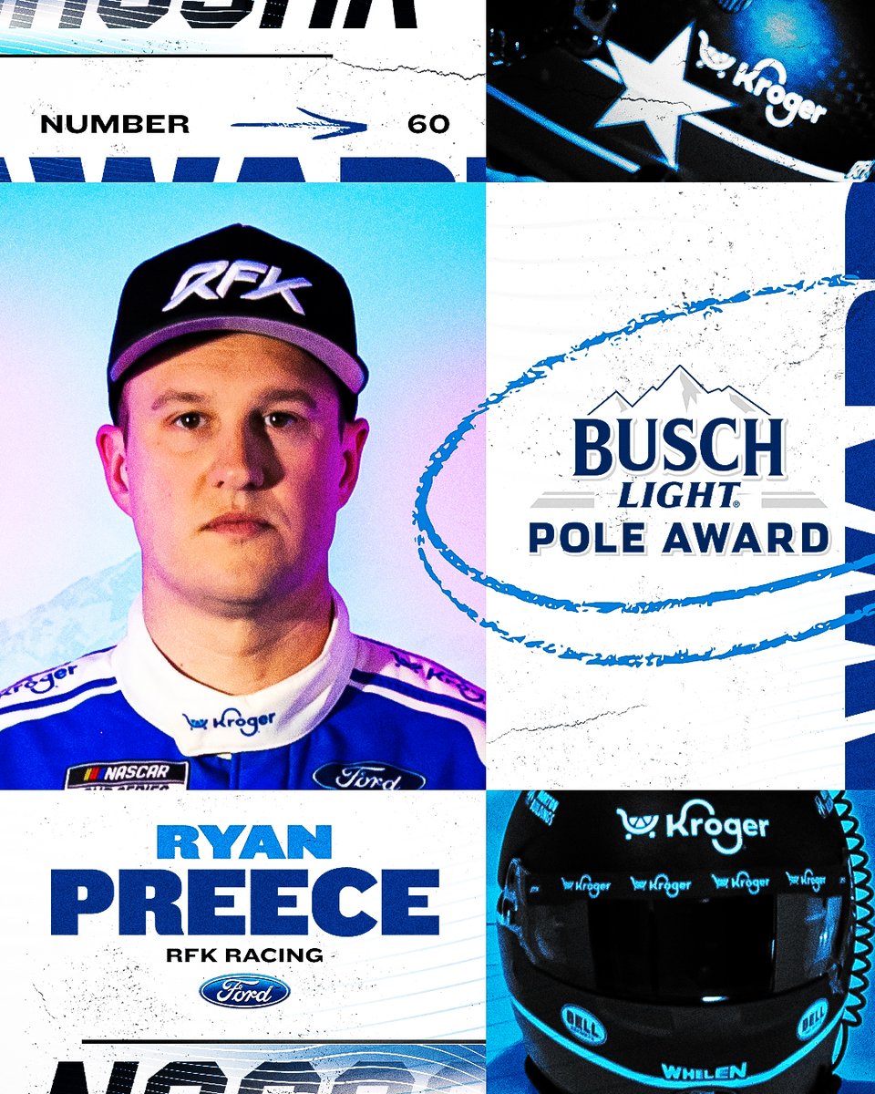 NASCAR's tweet photo. A short-track racer in his element. 

@RyanPreece_ wins the #BuschLightPole at @RichmondRaceway! https://t.co/WwKqjDYLgT