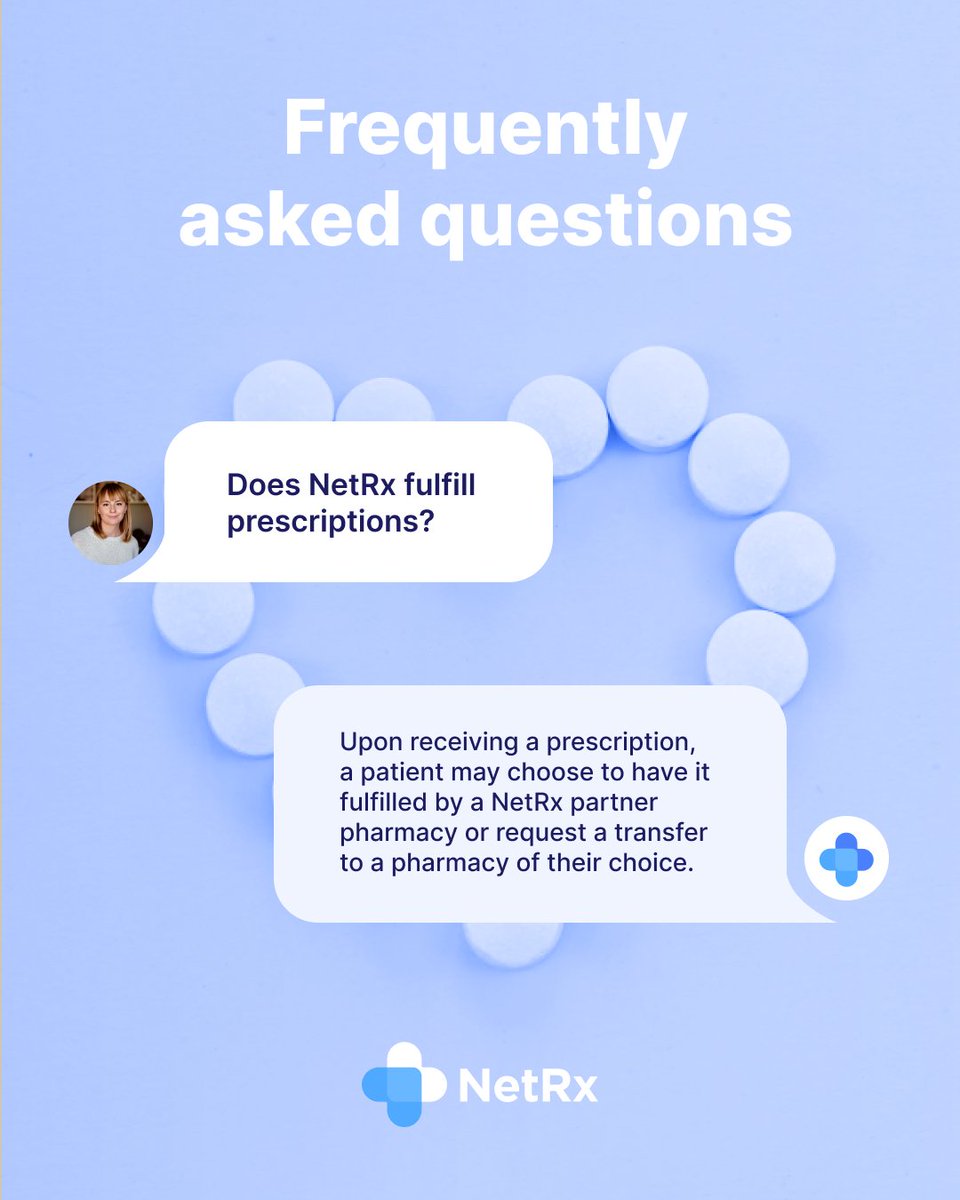 NetRx_Canada's tweet photo. 💊 Got questions about your prescriptions? We’ve got answers.
From fulfillment options to delivery times and subscription benefits: here’s everything you need to know about NetRx.

📲 Swipe through to learn more.

#NetRx #PharmacyCare #PrescriptionMadeEasy #HealthcareSimplified https://t.co/E2N8CxVve6
