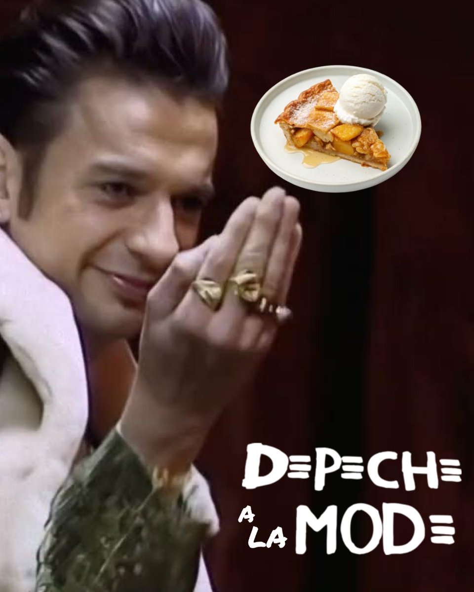 Sometimes you are in a Depeche A La Mode ;)