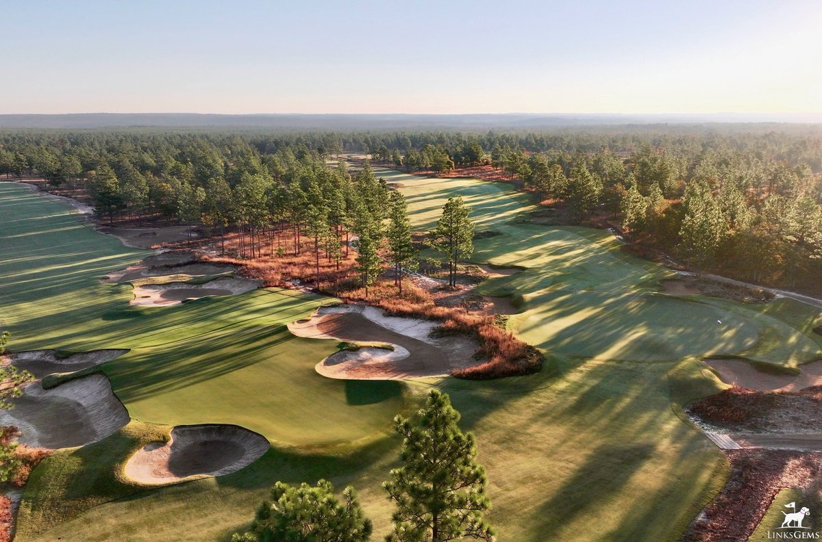 The East Course at Fall Line, representing OCM Golf’s debut original design in the U.S., was inspired by the iconic courses of the London heathlands and their pioneering golf architects—Harry Colt, Tom Simpson, Willie Park Jr., and Herbert Fowler.

Let me just say: I adore