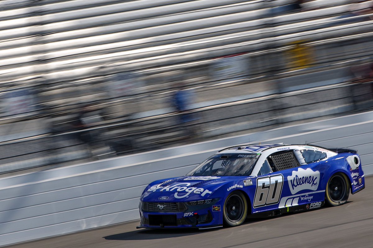 On the pole! <a href="/RyanPreece_/">Ryan Preece</a> / <a href="/RFKracing/">RFK Racing</a> will start tomorrow night’s #CookOut400 from P1!

1️⃣st Ryan Preece / RFK Racing
6️⃣th <a href="/keselowski/">Brad Keselowski</a> / RFK Racing

#NASCAR