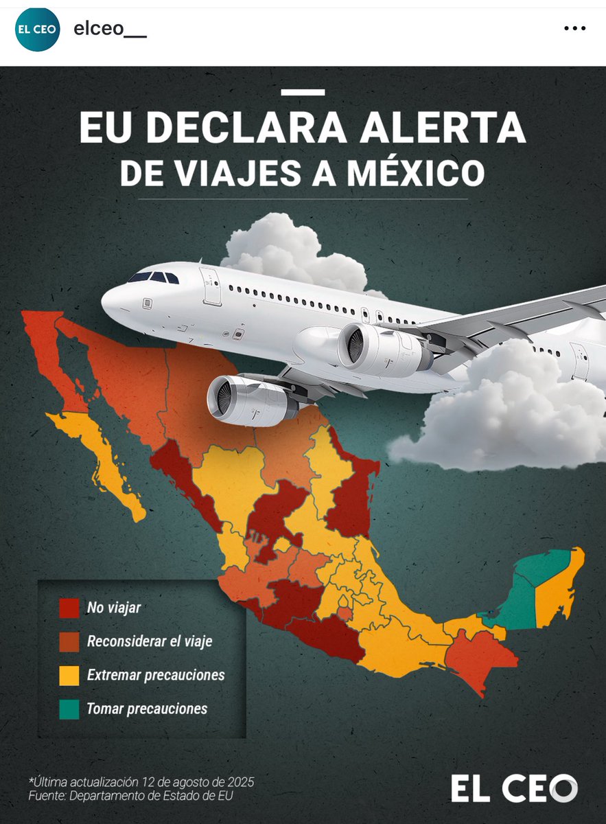 🚨 EU advierte: “México es peligroso”.
Y el gobierno… ocupado en culpar al pasado mientras el presente se desangra. 🇲🇽🔥 #PaolaGárate #Sinaloa