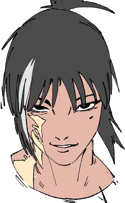 If u noticed. Fenrir is the total opposite of Kasai. I tried to show it in the design.