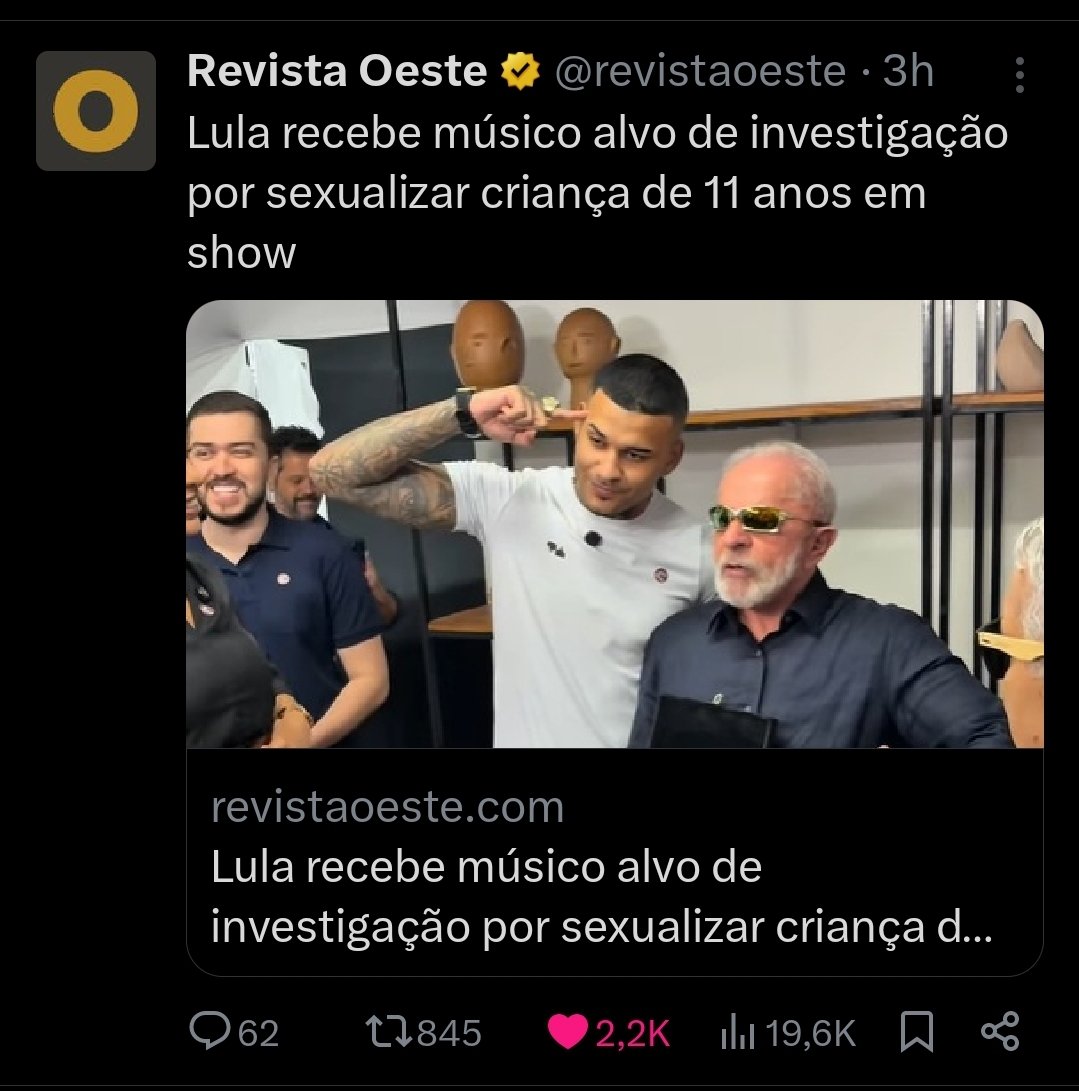 SilvioSCR's tweet photo. @tuliogadelha Da tua opinião, comédia! https://t.co/DZxh8GvNrO