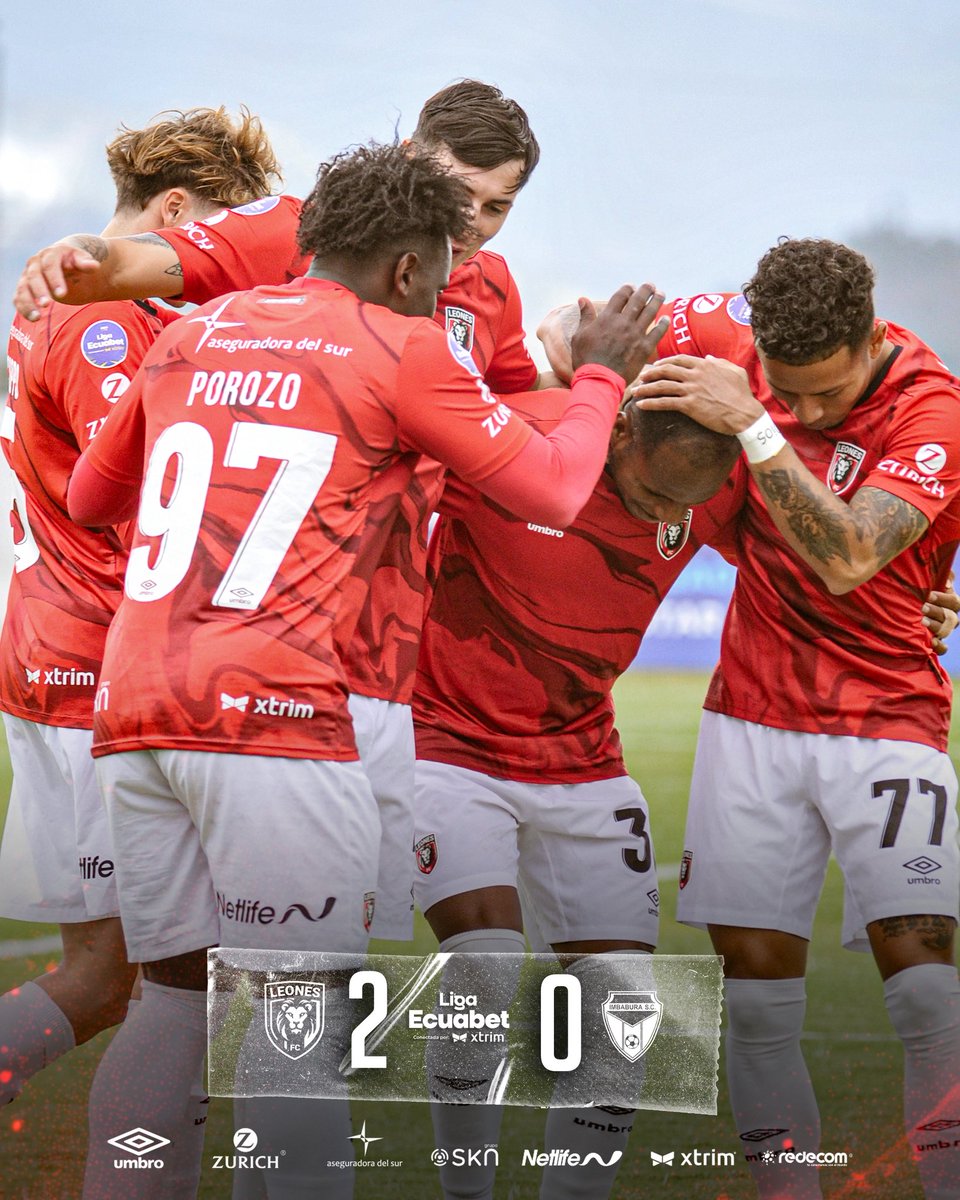 IMBABURA ES DE LEONES 😜➕3️⃣

#LEONESImbabura 2x0
🏆 #LigaEcuabet #VamosLeones🦁