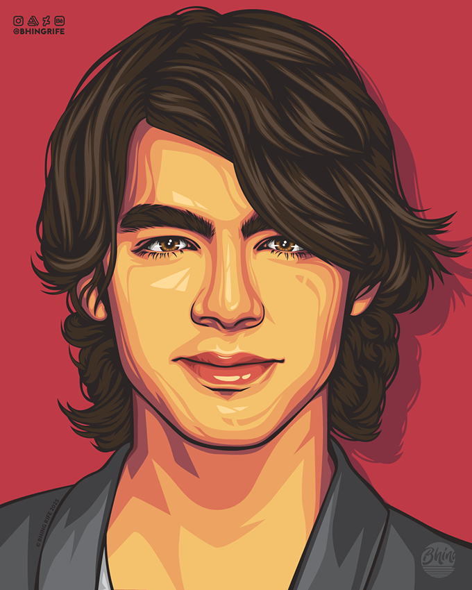 RifeBhing's tweet photo. Joe Jonas Fanart

#JoeJonas #fanart #illustration #vectorart #portrait https://t.co/5763QwMod1