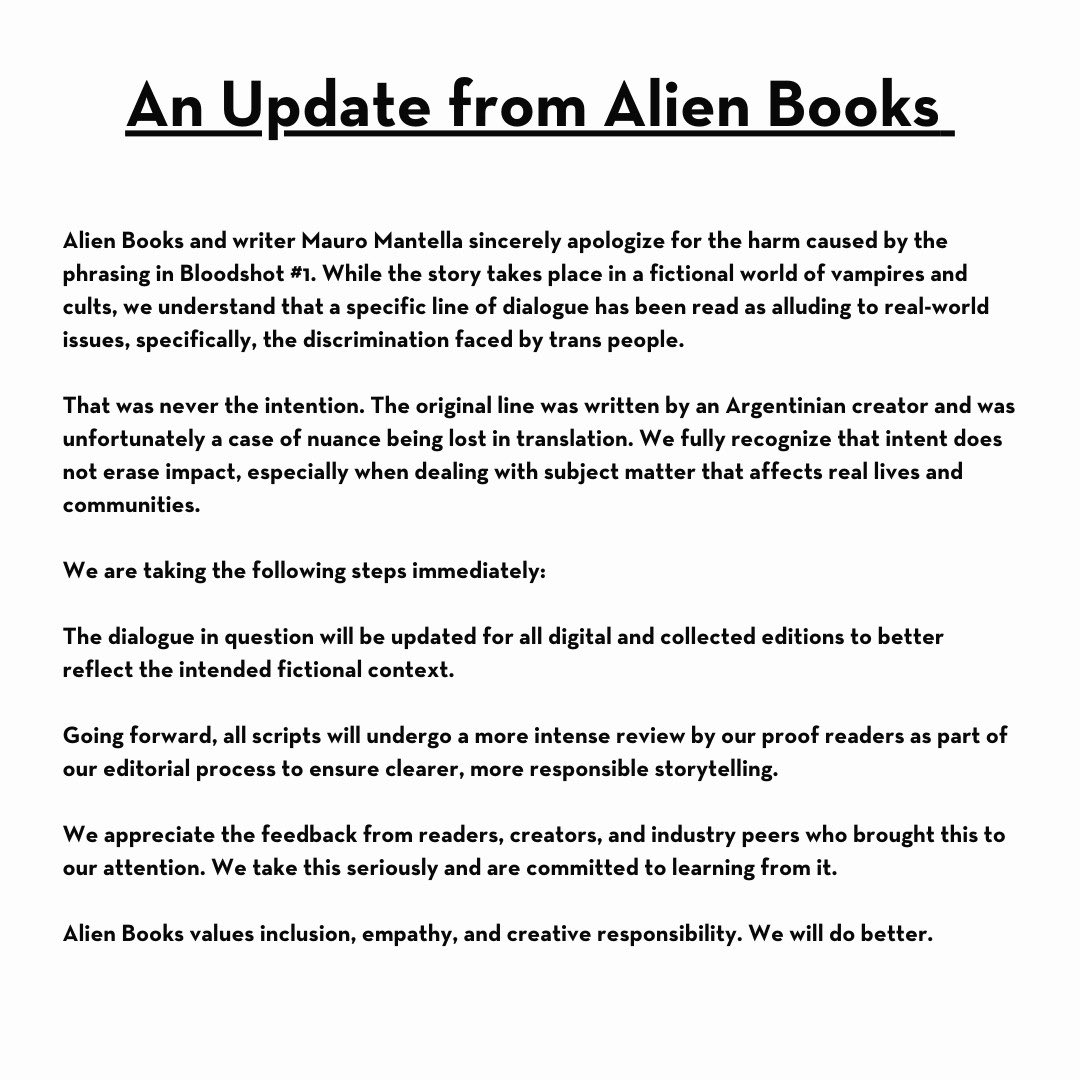FkMySmPnsLife's tweet image. Alien Books has released their official statement.

Half-assed cop outs pretending this wasn’t clearly intentional. As expected.