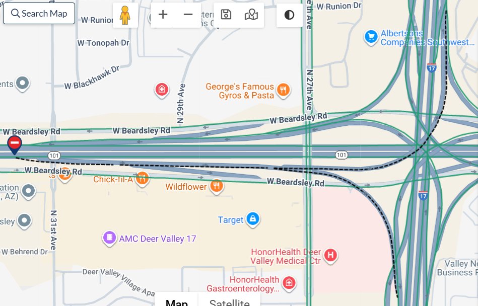 Heads up: If you go to school or any DVUSD events that normally take you from the Loop 101 eastbound to I-17, those exit ramps will be closed through the early morning of Friday, August 29 due to roadwork. Westbound (heading into Glendale from the 17) ramps will remain open.