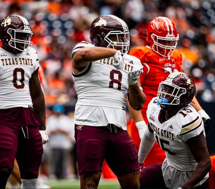 Jussiah Ali (@alijussiah) on Twitter photo #AGTG blessed to receive my 17th D1 offer from Texas state university <a href="/CoachThompsonDL/">Tyrell Thompson</a> <a href="/CoachLeoHunt/">Leo Hunt</a> <a href="/rb_coachJJ/">Josh Johnson</a> <a href="/JUCOFFrenzy/">JUCO Football Frenzy</a> <a href="/CoachBarnes91/">Darnell Barnes M.Ed</a> #AGTG blessed to receive my 17th D1 offer from Texas state university <a href="/CoachThompsonDL/">Tyrell Thompson</a> <a href="/CoachLeoHunt/">Leo Hunt</a> <a href="/rb_coachJJ/">Josh Johnson</a> <a href="/JUCOFFrenzy/">JUCO Football Frenzy</a> <a href="/CoachBarnes91/">Darnell Barnes M.Ed</a>