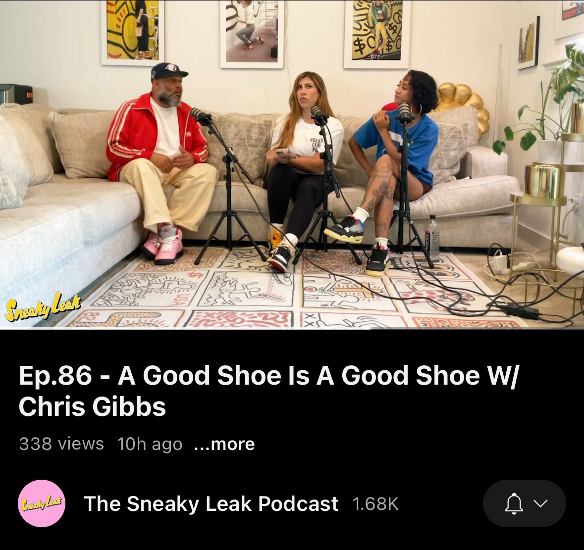 Great episode of <a href="/sneakyleakpod/">@sneakyleakpod</a> today with Chris Gibbs. I find it interesting that MJ said he doesn’t want his likeness on collaborative apparel for the foreseeable future though &amp; that being a reason they didn’t bring the OG tees back for the UNDFTD 4 launch. Ya’ll are cooking,