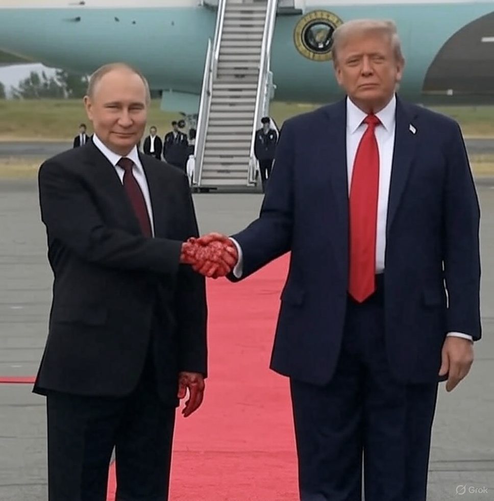 A war criminal and a narcissistic idiot. Both have blood on their hands.