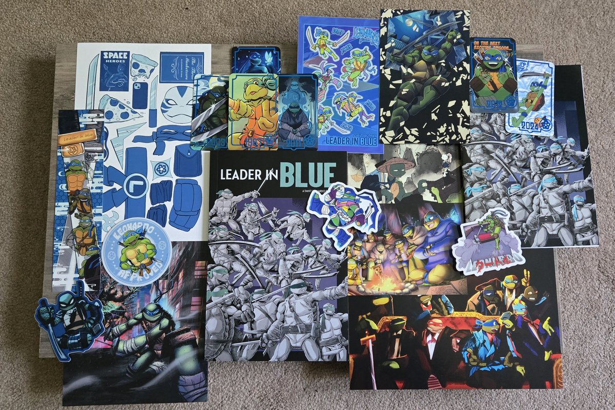 Shellsweet (@shellsweeet) on Twitter photo Get a load of all this Leonardo goodness!! Thank you again <a href="/TMNTZines/">Leader In Blue: A Leonardo Zine - LEFTOVERS SEPT19</a> for letting me contribute!! #tmnt
Keep an eye out for their leftover sale, Sept 19th!! Get a load of all this Leonardo goodness!! Thank you again <a href="/TMNTZines/">Leader In Blue: A Leonardo Zine - LEFTOVERS SEPT19</a> for letting me contribute!! #tmnt
Keep an eye out for their leftover sale, Sept 19th!!