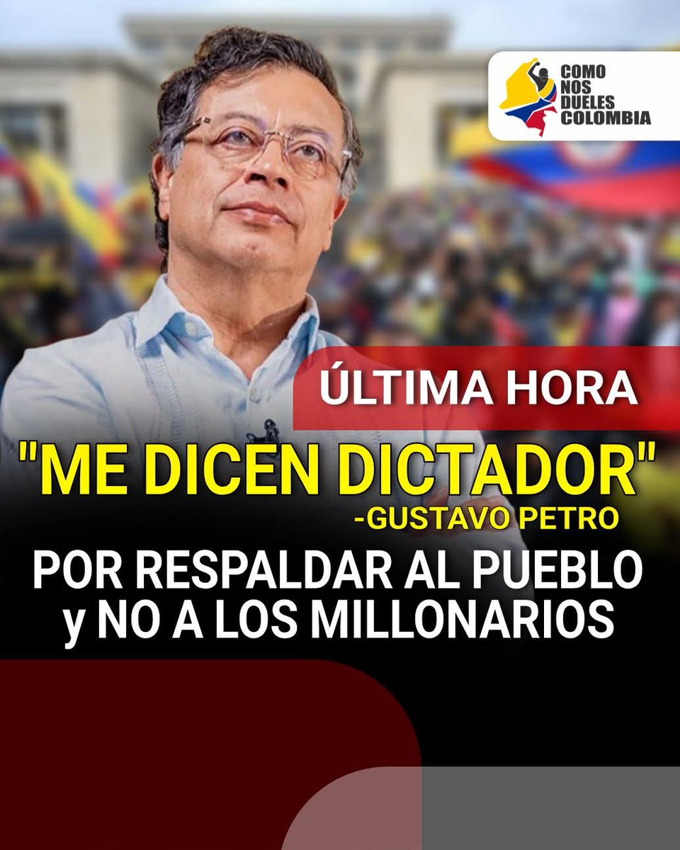 LinaLen66067444's tweet photo. Para la oligarquía es Dictador, para los pobres que son millones, es la esperanza de un pueblo agobiado por los poderosos. https://t.co/uh1GnT8hgp