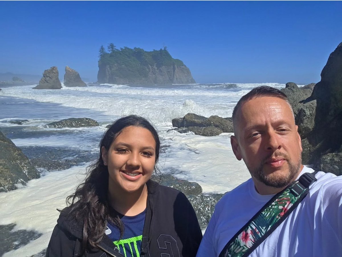 Ups and downs in this life but feet to sand in the ocean with my daughter makes the challenges easier to carry 🙏 #RubyBeach #WA #SEATTLE #OLYMPICNATIONALPARK