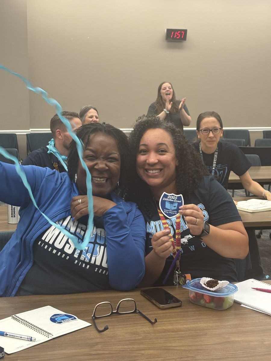 HumbleISD_KHS's tweet photo. 🌟Distinction Earned! 🌟Congratulations, KHS English Department! Today, we surprised them with the news that they earned a 2025 TEA distinction designation for Academic Achievement in Reading/Language Arts! We couldn’t be prouder! 📚🐴💙 @HumbleISD https://t.co/I8tCGBDHTI