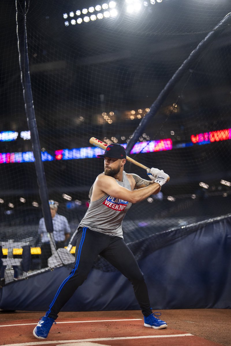 BlueJays's tweet photo. Lukey customized his #PlayersWeekend  bats with the names of his kids 🥹 https://t.co/k5b85ee9XC
