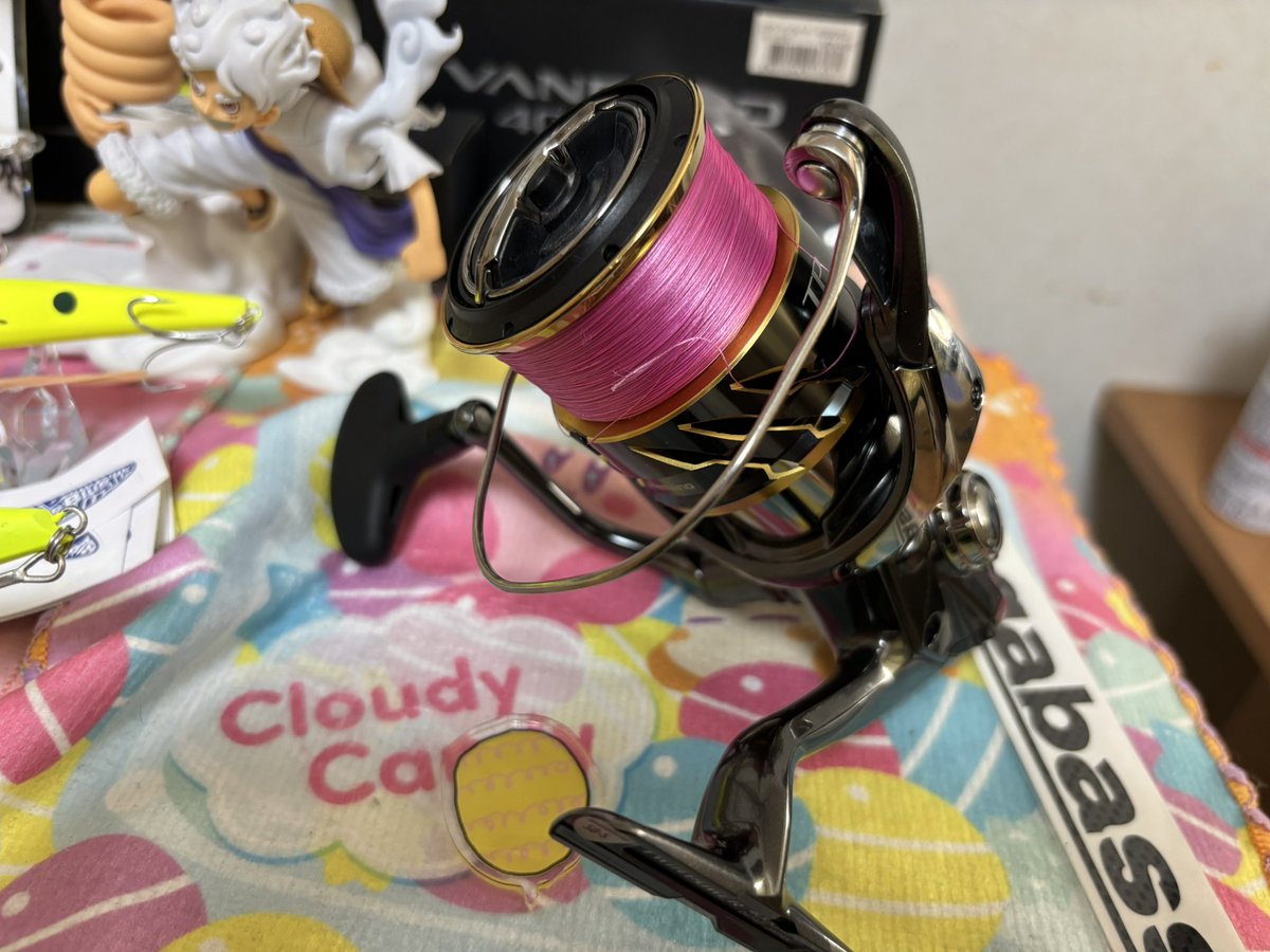 片付けろと言われました！！！！
どーしましょう！！！！！！！！

リールも5台もいるの！？！
2台あればいんじゃないの！？？
と言われました笑笑笑笑
とりあえず綺麗に整理整頓したら、、
言ってこないでしょう！！！笑笑笑

どうでもいいかもだけど
新しいPE巻きました笑
ピットブル8の1号200m