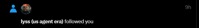 i kinda missed this notification

HOLY SHIT irl Machinist is following me tysm Lyss!
