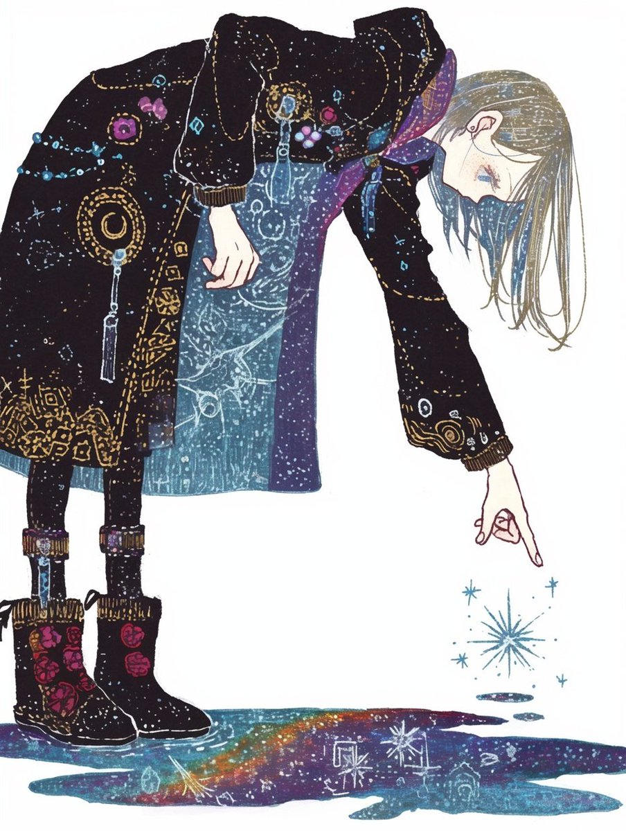「素敵な色を見つけた」

彼女は色探索の専門家。魅力的な色を見つけたらみんなに紹介する。今日も散歩がてら、ぶらぶらしているとこんなところに素敵な色を見つけた。みんなに知らせないとね。