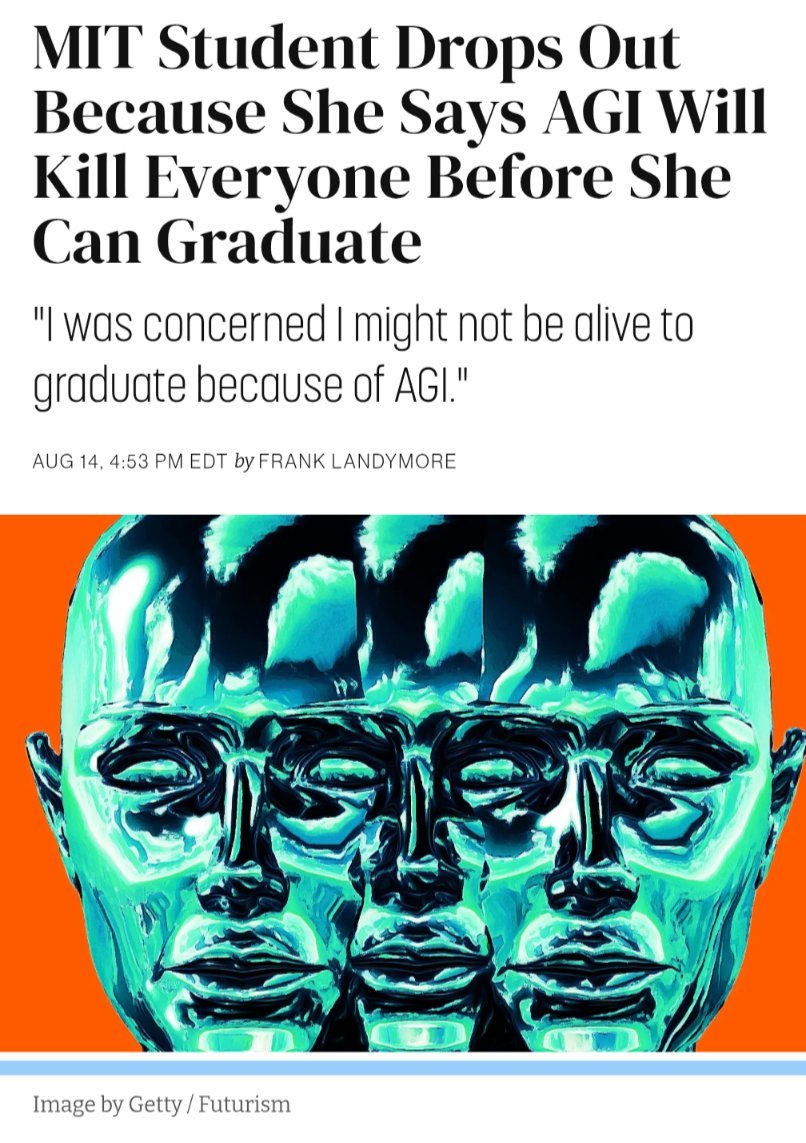 pmarca's tweet image. The new American credentialing system: Degree from MIT &amp;lt; Drop out of MIT before graduating &amp;lt; Drop out of MIT on the first day &amp;lt; Accepted to MIT but never go for even a day &amp;lt; Drop out of MIT because AI is going to kill us all.