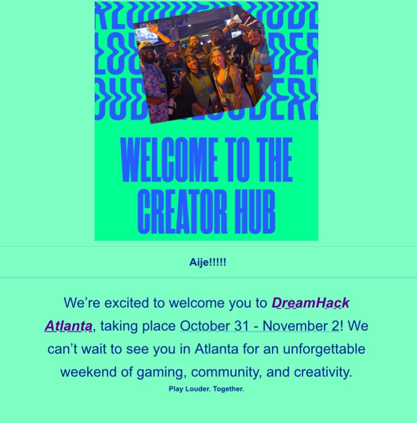 Aije (@aije2k) on Twitter photo I’m so ATLLLLLLL🔥
Super excited to be a creator <a href="/DreamHackNA/">DreamHack North America</a> ATL. Come meet ya boy! 🤝🏻
Get 15% Off Using Code: “AIJE”
dreamhack.com/atlanta/ticket… I’m so ATLLLLLLL🔥
Super excited to be a creator <a href="/DreamHackNA/">DreamHack North America</a> ATL. Come meet ya boy! 🤝🏻
Get 15% Off Using Code: “AIJE”
dreamhack.com/atlanta/ticket…