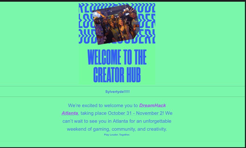 👀 so excited!  <a href="/DreamHackNA/">DreamHack North America</a> 🎉🎉

Now to plan everything!!!