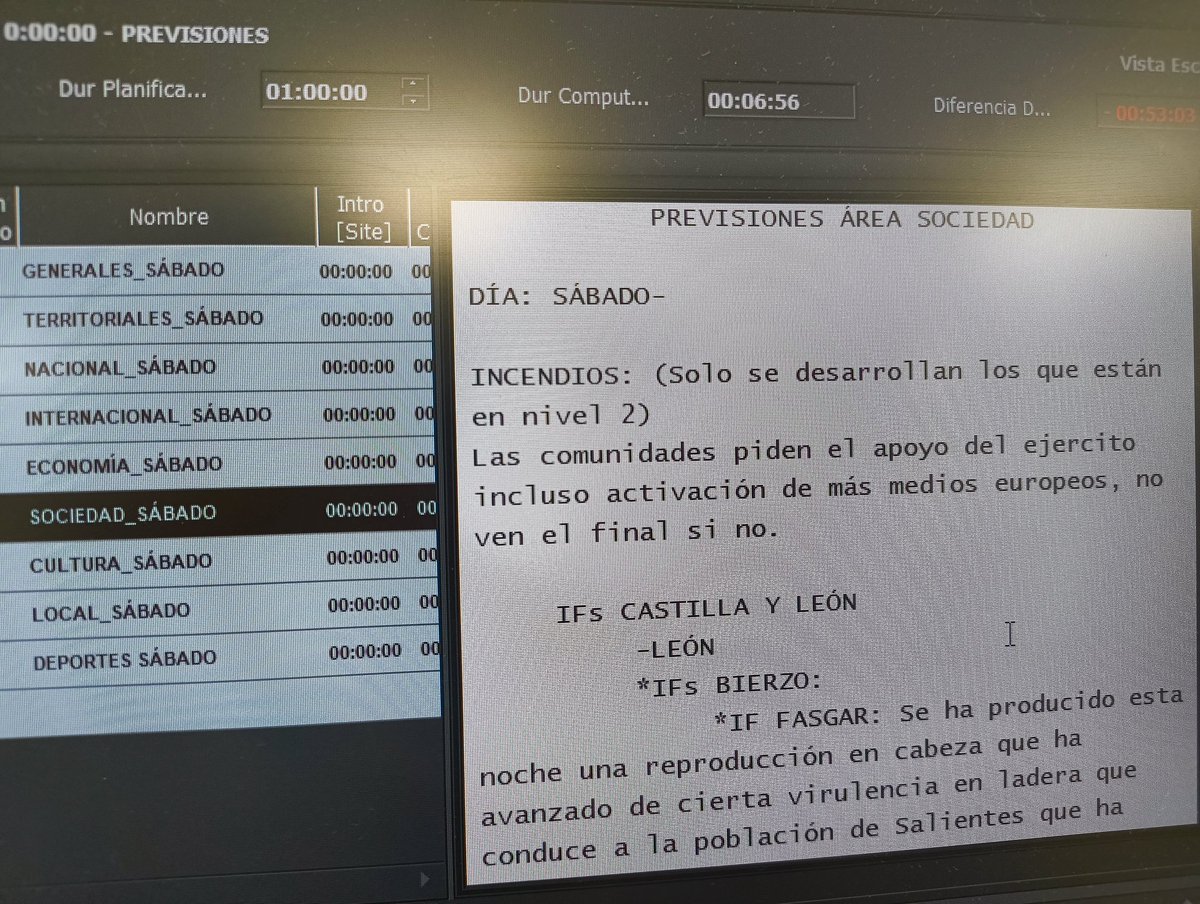 Coca J. (@juancoca_) on Twitter photo Sobre esta hora, todos los días, lo último que hago en la redacción de informativos de <a href="/rne/">Radio Nacional</a> es dejar TODOS los datos y sonidos de los incendios para mañana.
No exagero cuando digo que todas las noches escribo sobre los #IIFF y salgo llorando. 
Gracias, a quienes ya lo sabéis. Sobre esta hora, todos los días, lo último que hago en la redacción de informativos de <a href="/rne/">Radio Nacional</a> es dejar TODOS los datos y sonidos de los incendios para mañana.
No exagero cuando digo que todas las noches escribo sobre los #IIFF y salgo llorando. 
Gracias, a quienes ya lo sabéis.