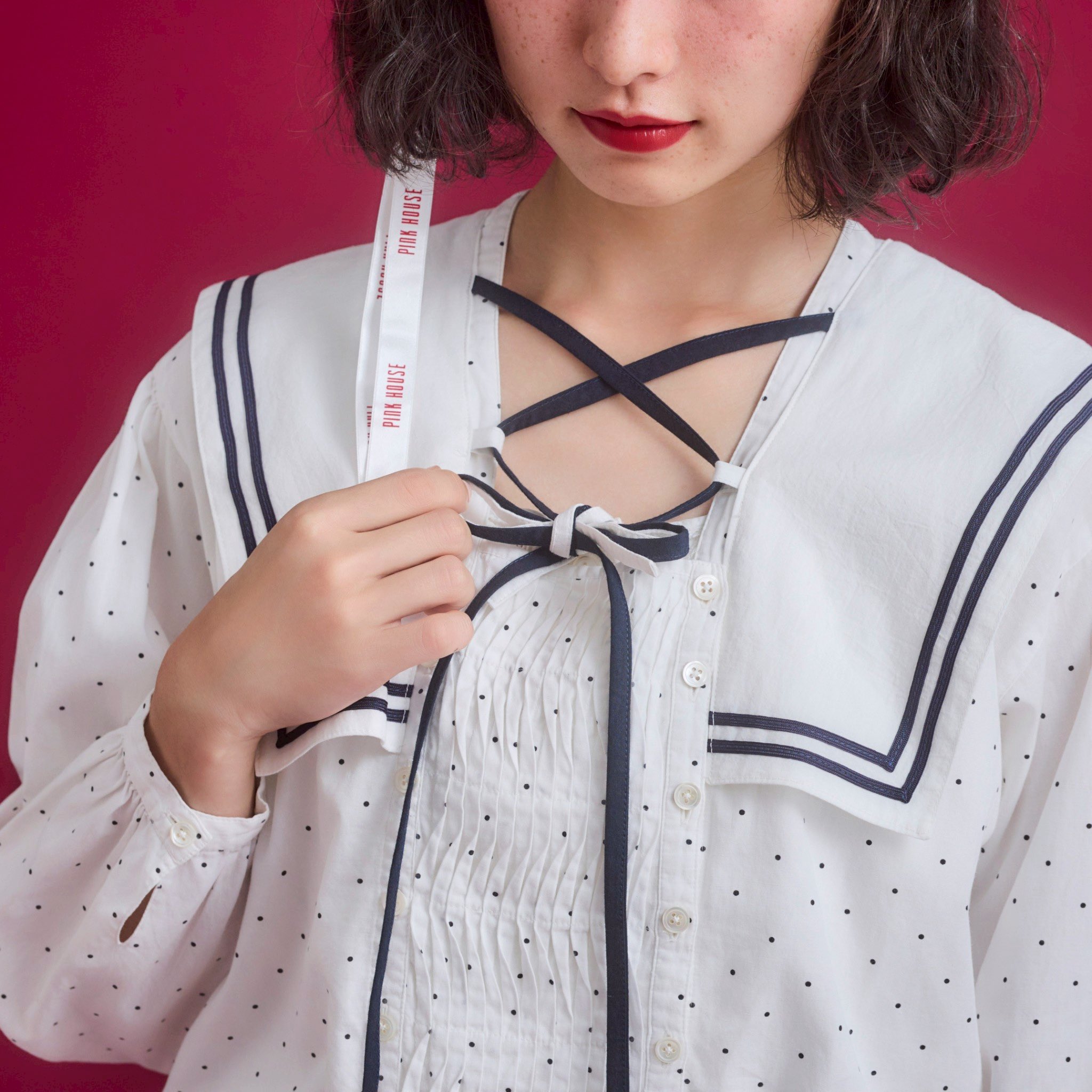 暮chic by futatsukukuri クロスラインパンツ 暮chic by futatsukukuri / クロスラインパンツ（Gu） | new