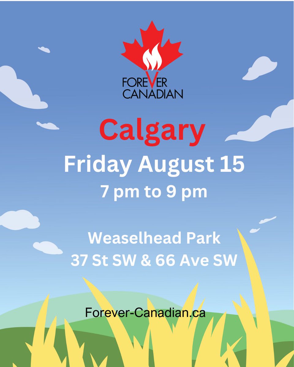 Serena Mah (@serenacmah) on Twitter photo There's still time to catch us in #yyc in Weaslehead Park. Thank you to the volunteers and all the people turning out to sign the #ForeverCanadian petition #ableg #abpoli #cdnpoli <a href="/LukaszukAB/">Thomas A. Lukaszuk</a> 👏🇨🇦❤️ There's still time to catch us in #yyc in Weaslehead Park. Thank you to the volunteers and all the people turning out to sign the #ForeverCanadian petition #ableg #abpoli #cdnpoli <a href="/LukaszukAB/">Thomas A. Lukaszuk</a> 👏🇨🇦❤️