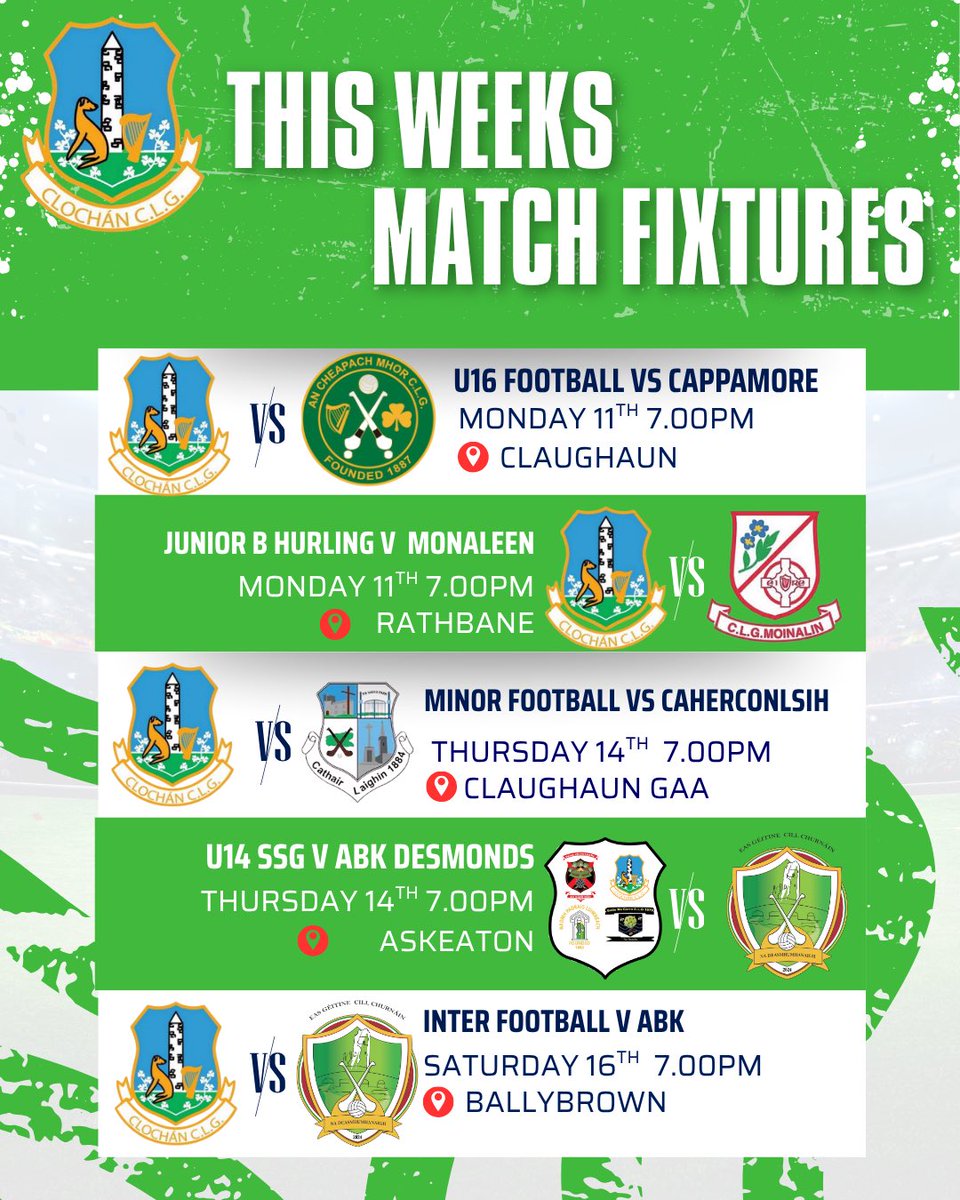 Best of luck to our Intermediate footballers tomorrow evening! Get your tickets now universe.com/events/griffin…