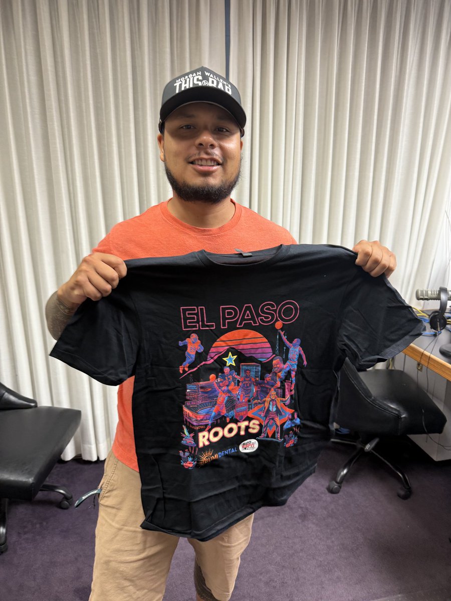BumiDental's tweet photo. Congratulations @PUGA20! for being the second winner of our “El Paso Roots” T-Shirt in partnership with @600espnelpaso Continue to stay on the lookout for more ways to win via @600espnelpaso on social media, streaming and on radio #elpasotx915 #elpaso #minertalk #elpasoproud https://t.co/ey35TQyJi0
