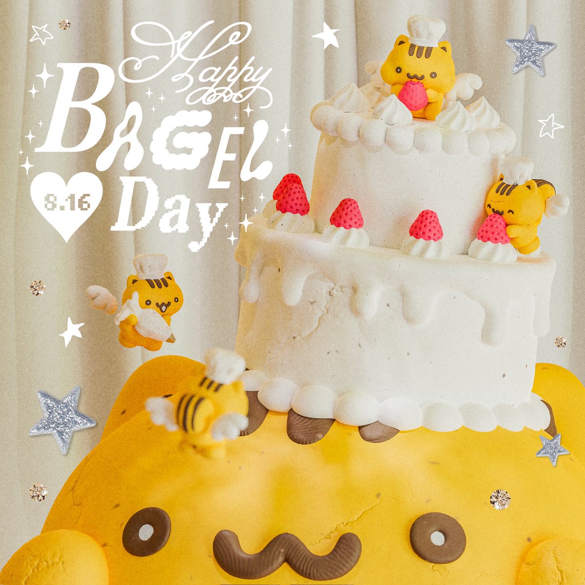 kii_shin0's tweet photo. 🐿🩵HAPPY BAGEL DAY🩵🐿
ベーグル、お誕生日おめでとう！
#ベーグル生誕祭
#ベーグル誕生祭
#チームプリン https://t.co/nQKU7fOZ3W