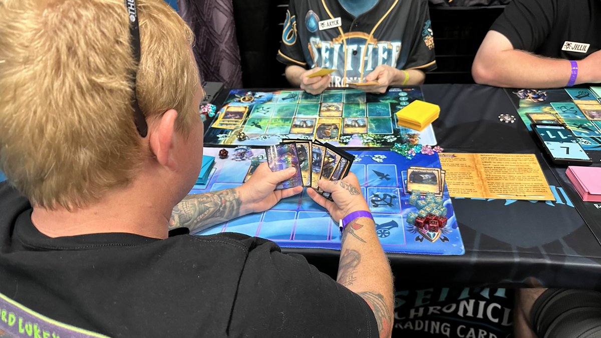 The Battle Bunnies (@battlebunniestm) on Twitter photo 🎯 The <a href="/seitherTCG/">Seither Chronicles™️</a> Tournament returns Oct 5 at <a href="/PlaythroughGC/">Playthrough</a> in Raleigh!
Fast-paced matches, epic prizes, and the honor of being crowned Champion 🏆
Who’s ready to battle for glory (and Seither)? 💧
#SeitherCup #TCG 🎯 The <a href="/seitherTCG/">Seither Chronicles™️</a> Tournament returns Oct 5 at <a href="/PlaythroughGC/">Playthrough</a> in Raleigh!
Fast-paced matches, epic prizes, and the honor of being crowned Champion 🏆
Who’s ready to battle for glory (and Seither)? 💧
#SeitherCup #TCG
