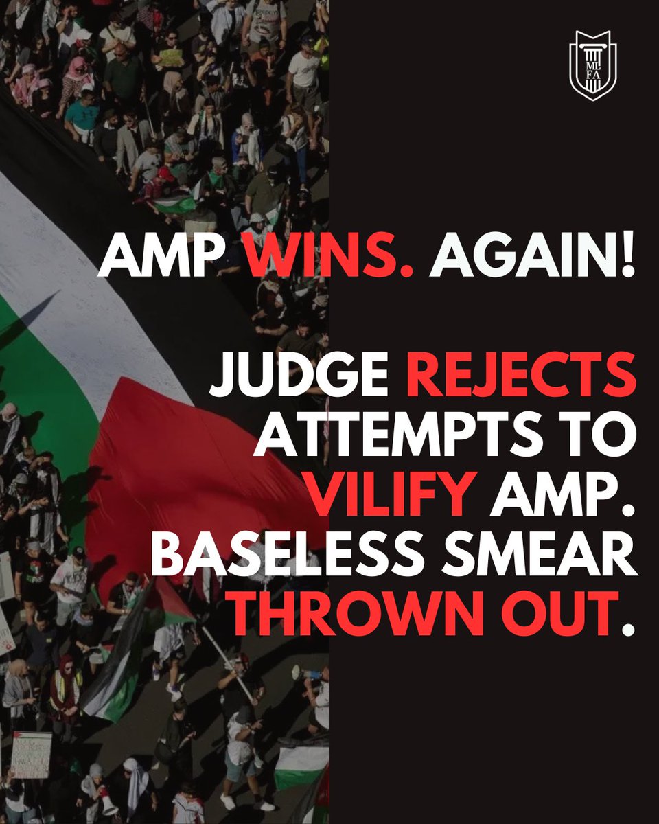 Muslim Legal Fund (@mlfa) on Twitter photo "The Court today recognized that advocacy for Palestinians cannot create liability. <a href="/AMPalestine/">American Muslims for Palestine</a> deserves this vindication of its hard work." Samira Elhosary, Civil Litigation Staff Attorney, MLFA "The Court today recognized that advocacy for Palestinians cannot create liability. <a href="/AMPalestine/">American Muslims for Palestine</a> deserves this vindication of its hard work." Samira Elhosary, Civil Litigation Staff Attorney, MLFA