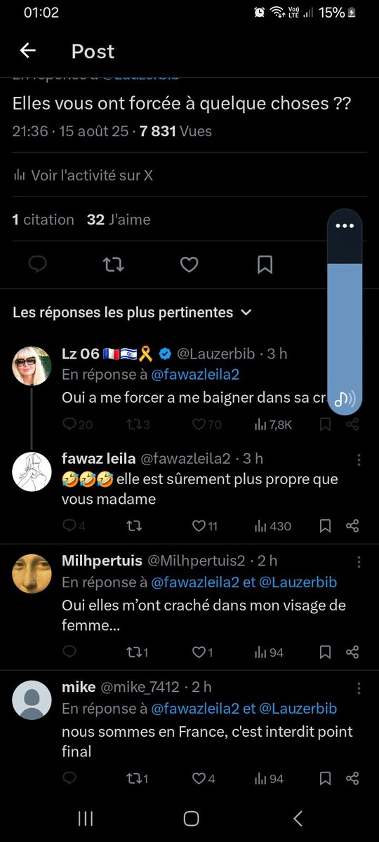 C'est fou tout les fachos qui répondent à mon tweet mais qui ce mettent en privé le courage hein 🤣🤣