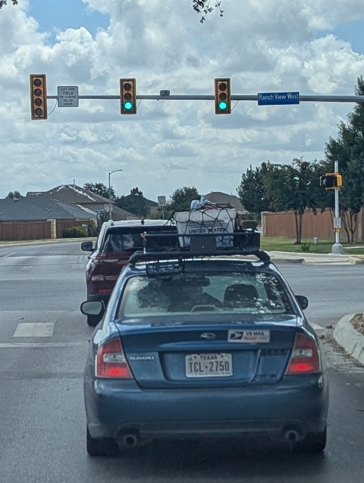 adjuare's tweet image. Is this an approved method of transporting mail? #USPS #USPSOIG #MailDelivery