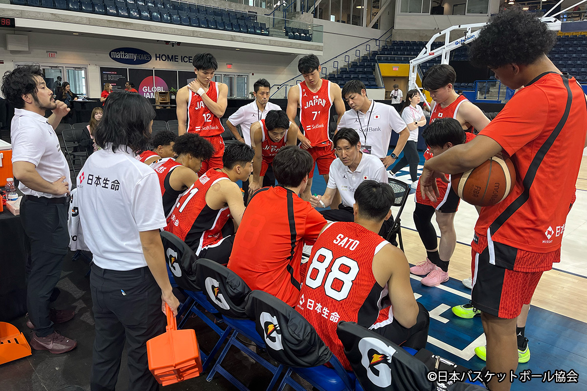 JAPAN_JBA's tweet photo. #AkatsukiJapan 男子U23日本代表
🍁#SEETHERISE GLOBL JAM🌎
世界を感じる3試合。明日がカナダとの最終戦！
https://t.co/0HNaCDNtbF

⏰️8/17(日) 7:00（※日本時間）
📍カナダ・トロント
🆚カナダ🇨🇦
📈https://t.co/PyDmVI7VZw
📡SPORTSNET+

🏀試合結果
🇯🇵53-88🇺🇸ジョージタウン大学
📈https://t.co/jWl5rELTtt

🇯🇵52-78🇧🇷ブラジル
📈https://t.co/gEhKeBUOC9

#バスケ #バスケで日本を元気に #日本一丸