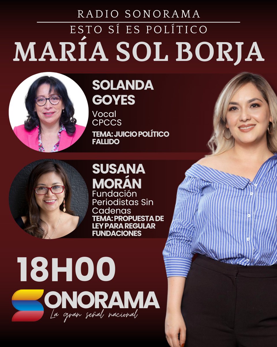En un momento te estamos con María Sol Borja