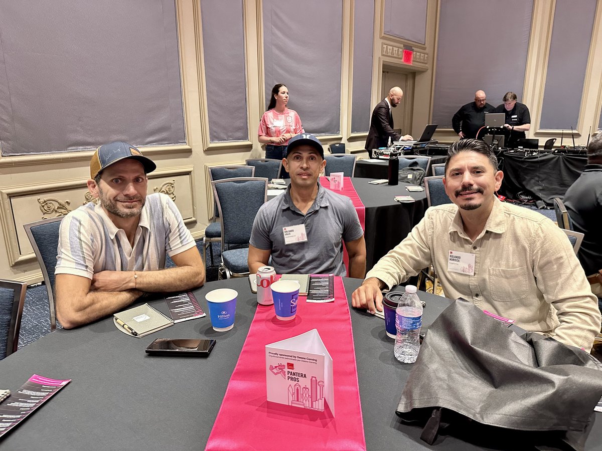 RoofContr's tweet photo. ๐ โจ What an incredible day at the Owens Corning Pantera Pros Summit in Dallas! Stay tuned for event coverage next week!
#PanteraPros #OwensCorning #RoofingContractors #Community #Empowerment #Dallas #RoofingLife #ContractorNetwork
#OCROOFINGLATINOS https://t.co/NOt2YfRbWN