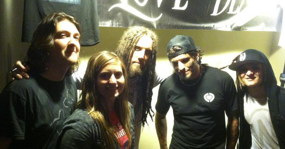 doXa (@doxa_ssb) on Twitter photo Random, but that one time we got meet <a href="/brianheadwelch/">Brian Welch</a> and Love and Death in Nashville. We made eye contact and his words were “yo, it’s the guy and girl that sang every word of our songs!”
Dude was so cool and the show was awesome! Random, but that one time we got meet <a href="/brianheadwelch/">Brian Welch</a> and Love and Death in Nashville. We made eye contact and his words were “yo, it’s the guy and girl that sang every word of our songs!”
Dude was so cool and the show was awesome!