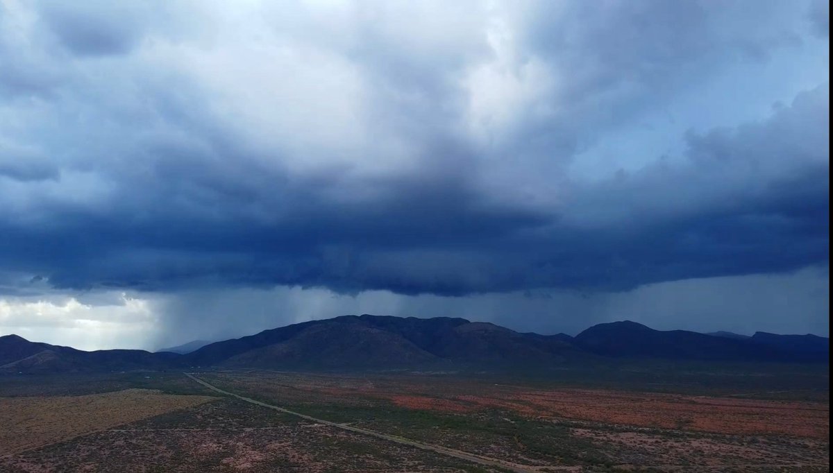 Storms over the Mule Mountains,  Arizona  August 15 #azwx