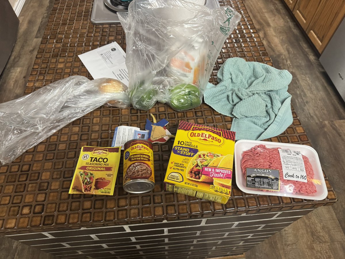 White people taco night.